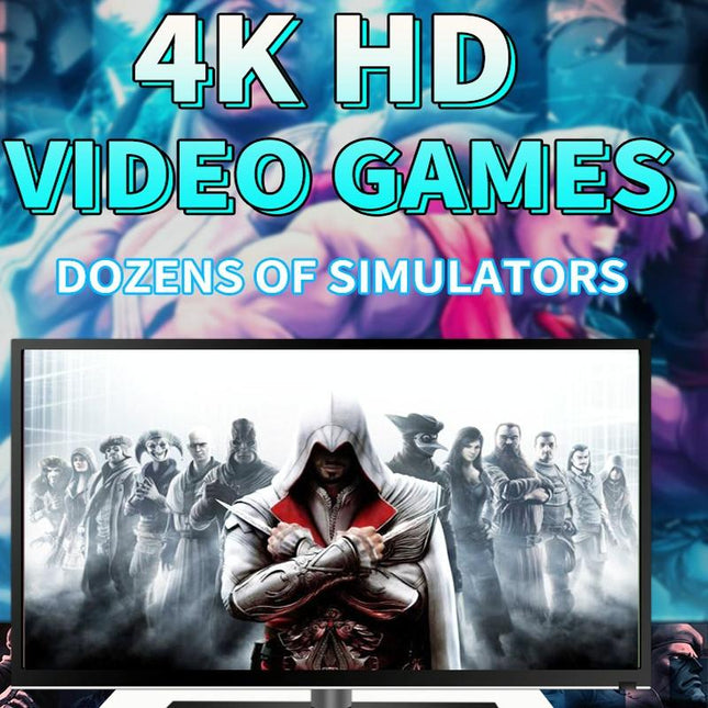 Mini Cube Arcade Console With 16G Tf Card And Gray Controllers-1915198278522245122