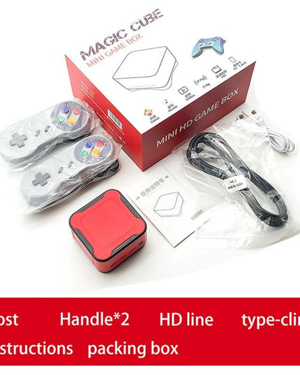 Mini Cube Arcade Console With 16G Tf Card And Gray Controllers-1915198278522245124