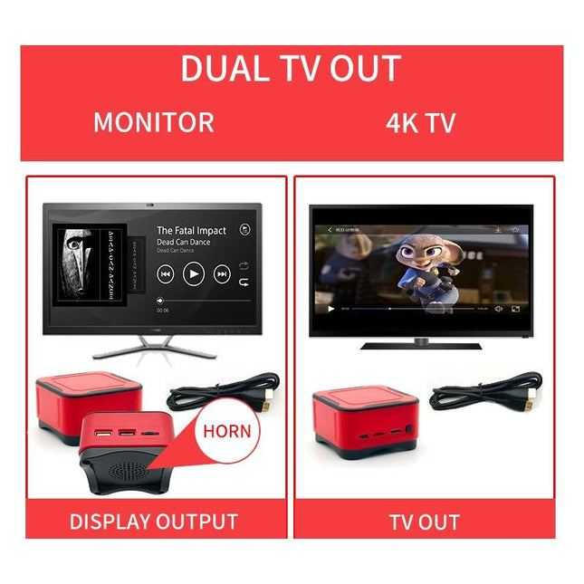 Mini Cube Arcade Console With 16G Tf Card And Gray Controllers-1915198278522245129