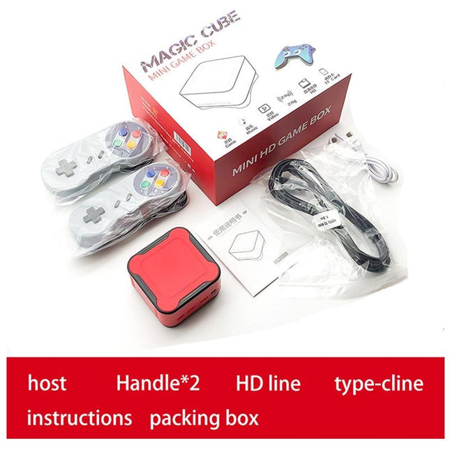 Mini Cube Arcade Console With 2.4G Controllers - 64G Tf Card Support-1915197261776818180