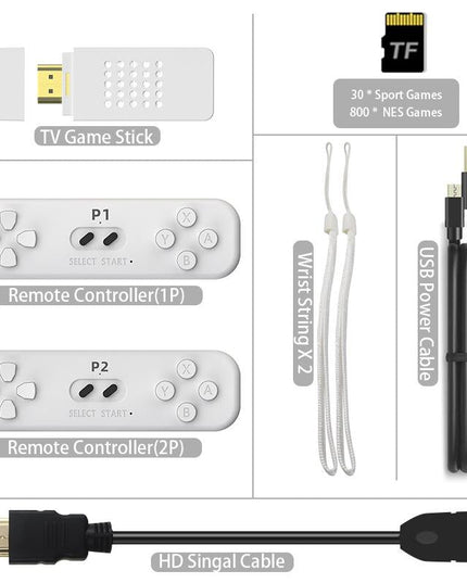 Wireless Y2 Game Console - 830 Hd Games Somatosensory Version-1915197624135323649