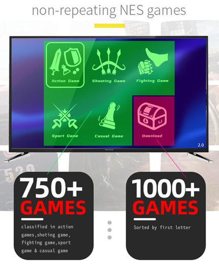 Wireless Y2 Game Console - 830 Hd Games Somatosensory Version-1915197624135323651