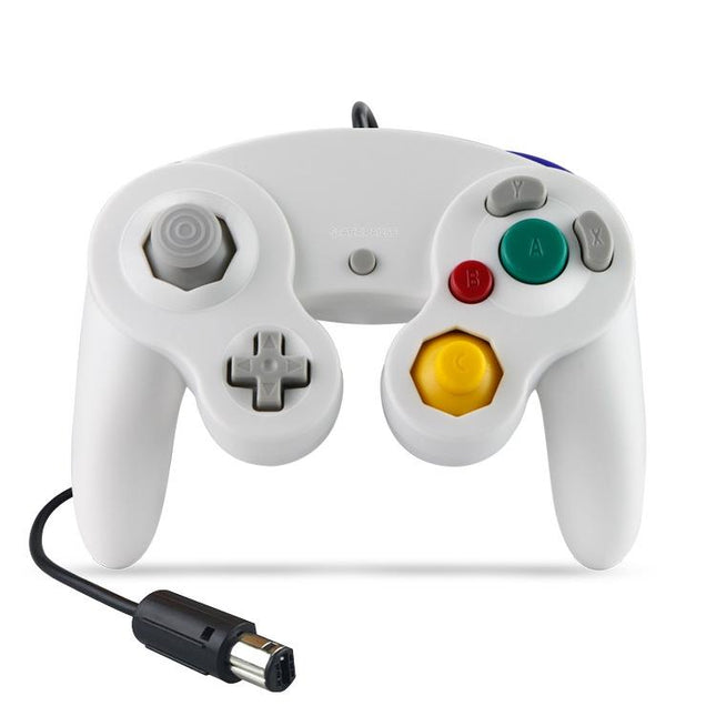 2-Pack Wired Vibrating Game Controller For Nintendo Ngc / Wii - Available - White-1915198291964989440