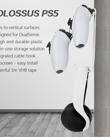 Wall Mounted Hanger For Ps5 / Ps4 - Gamepad & Headphone Combo-1915197604250128387