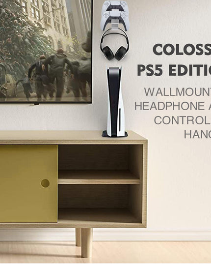 Wall Mounted Hanger For Ps5 / Ps4 - Gamepad & Headphone Combo-1915197604250128389