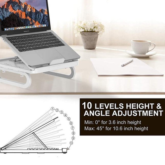 Adjustable Foldable Laptop Stand For Cooling And Ergonomic Lifting-1915198125929271299