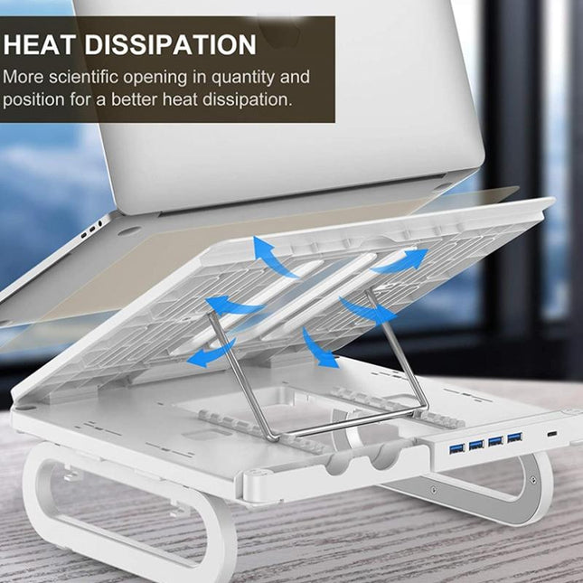 Adjustable Foldable Laptop Stand For Cooling And Ergonomic Lifting-1915198125929271300