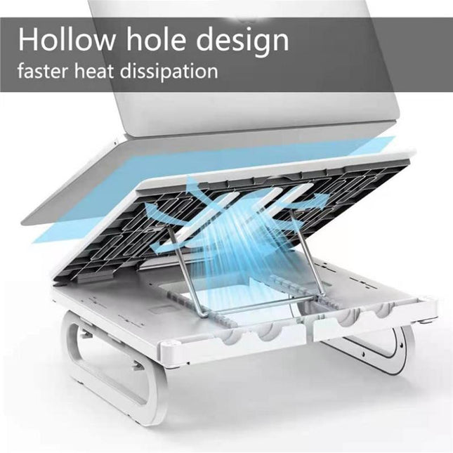 Adjustable Foldable Laptop Stand For Cooling And Ergonomic Lifting-1915198125929271301