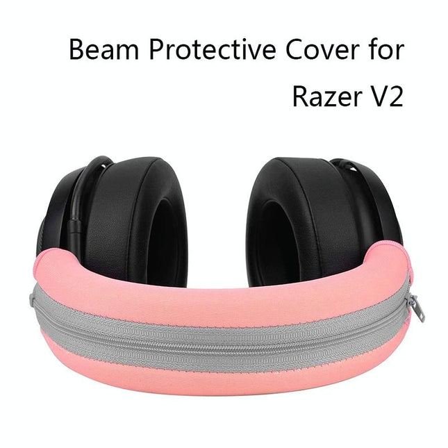 2-Pack Headset Sponge Case For Razer Blackshark V2 Series - Black Lambskin-1915198368024498182