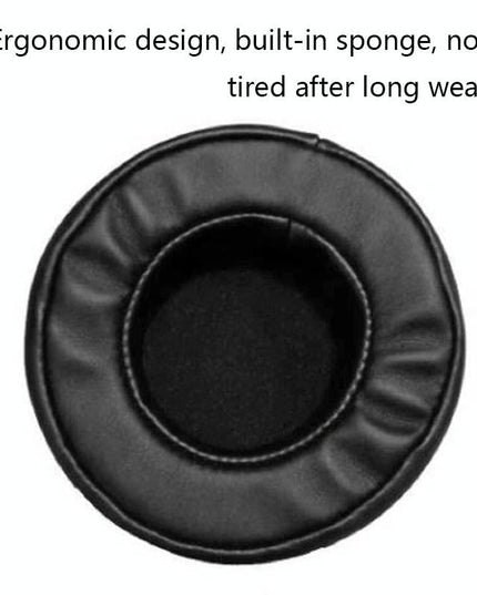 2-Pack Thickened Sponge Headset Cover For Zidli Zh17 - Black-1915197123998126082