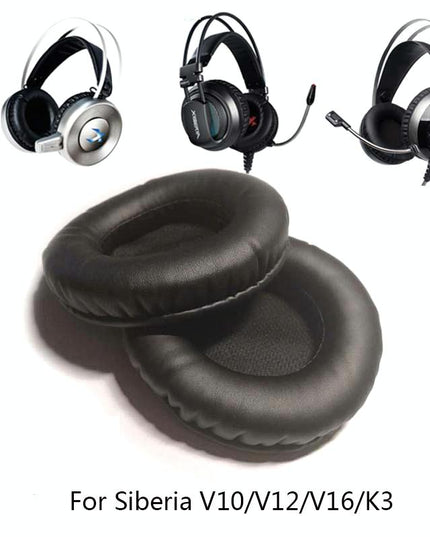 3-Pack Headset Sponge Covers For Xiberia V10 / V12 / V16 / K3 - Black-1915197142499201028