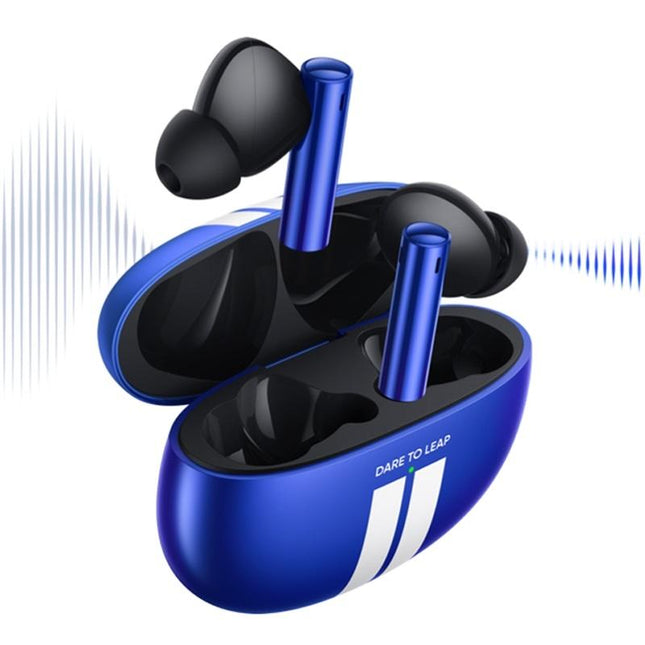 Blue Wireless Active Noise-Cancelling Earbuds For Sports-1922443421608448001
