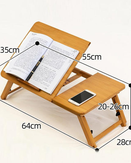 Adjustable Folding Laptop Desk For Dorm Or Study - Compact Design-1915197850803900418
