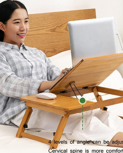 Adjustable Folding Laptop Desk For Dorm Or Study - Compact Design-1915197850803900422
