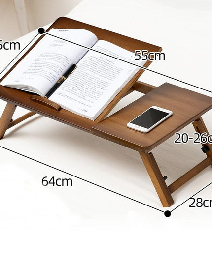 Adjustable Folding Laptop Desk For Dorm Or Study - Height And Space Saver-1915197649557000194