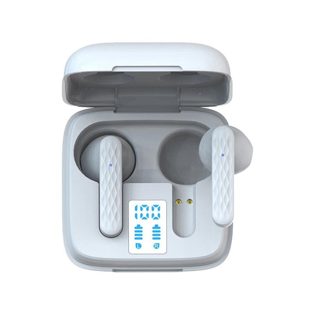 Wireless In-Ear Earphone With Touch Control And Led Display - Bluetooth 5.0 - White-1915196695541583872