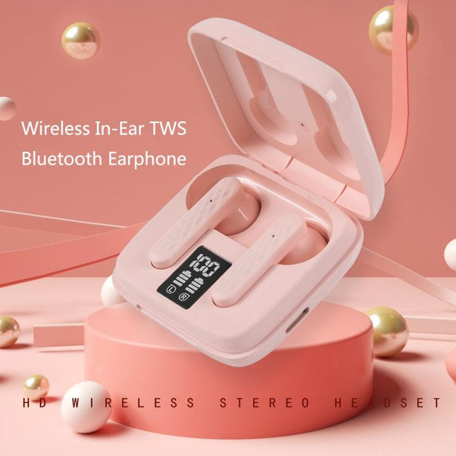 Wireless In-Ear Earphone With Touch Control And Led Display - Bluetooth 5.0 - White-1915196695541583875