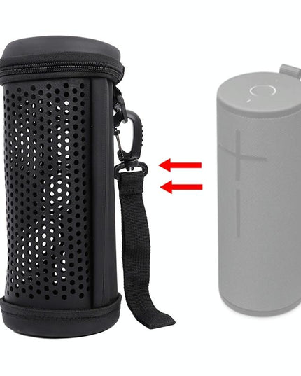 Portable Eva Case For Logitech Ue Megaboom 3 Speaker - Black-1915196814525599744