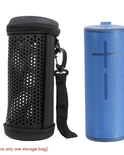 Portable Eva Case For Logitech Ue Megaboom 3 Speaker - Black-1915196814525599750