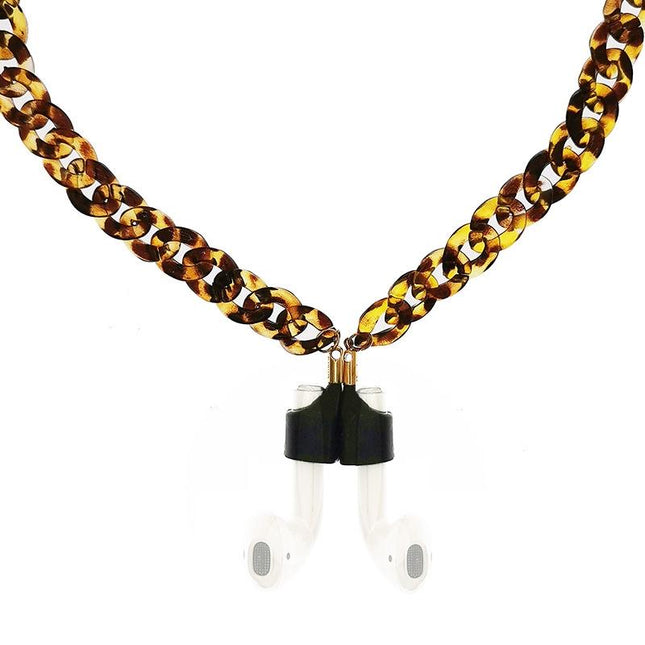 Leopard Wireless Earphones With Strong Magnetic Anti-Lost Chain-1915196931710259206