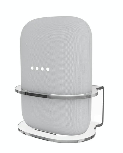 Pair Of Wall Mounts For Google Nest Audio - Clear White-1915196962190266369