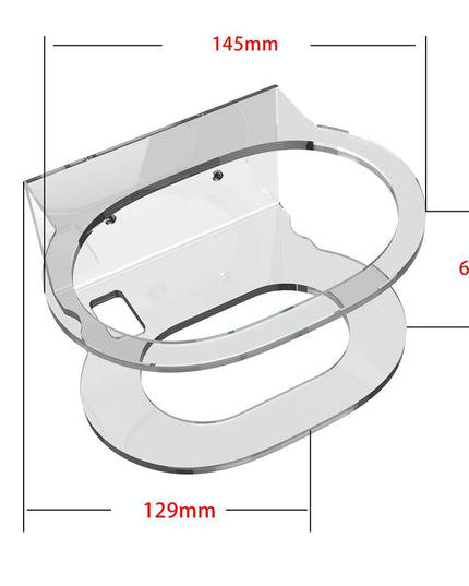 Pair Of Wall Mounts For Google Nest Audio - Clear White-1915196962190266370