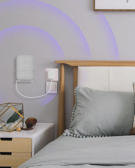 Pair Of Wall Mounts For Google Nest Audio - Clear White-1915196962190266372