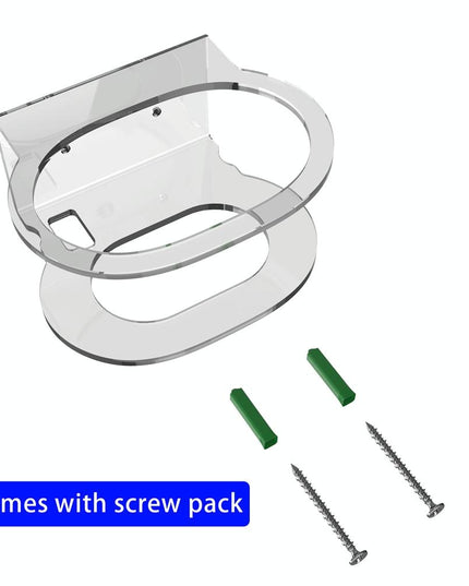 Pair Of Wall Mounts For Google Nest Audio - Clear White-1915196962190266373