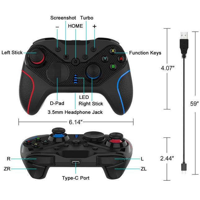 Wireless Multi-Platform Gamepad S818 - Universal Gaming Controller-1915197610877128708