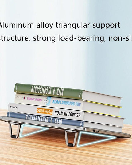 Aluminum Laptop Stand - Heightening Bracket Grey-1915196826735218691