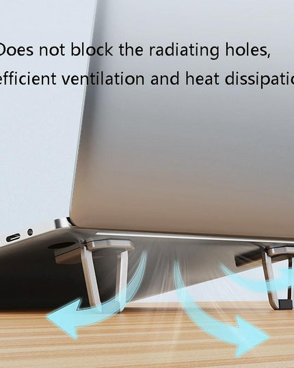 Aluminum Laptop Stand - Heightening Bracket Grey-1915196826735218694