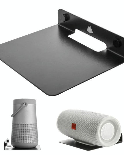 Wall Storage Bracket For Bluetooth Speaker - Universal Size Black-1915196810390016007