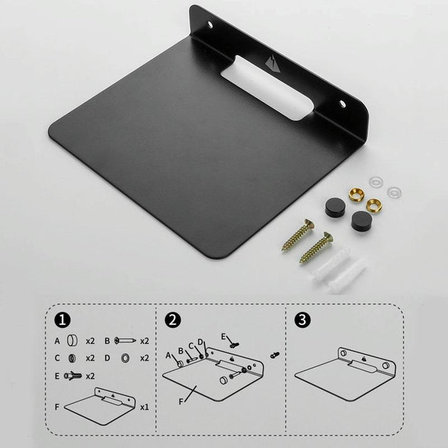 Wall Storage Bracket For Bluetooth Speaker - Universal Size Black-1915196810390016005