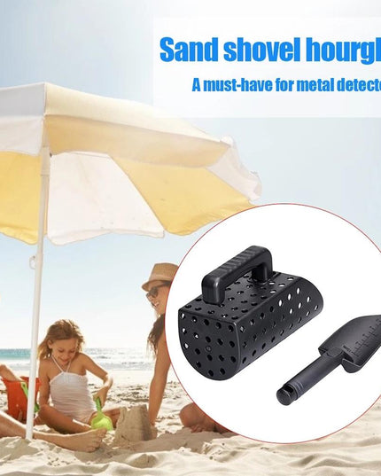 Black Metal Detector Scoop And Shovel Set For Digging-1922443426377371653