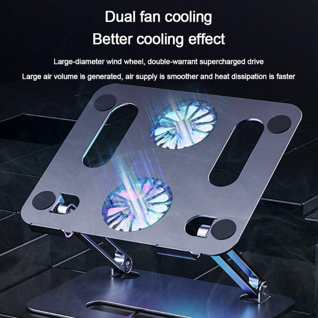 Portable Aluminum Laptop Stand - Foldable-1915198091565338628