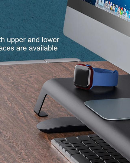 White Monitor Riser Bracket - Space-Saving-1915196687522074629