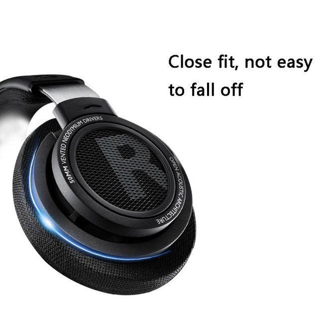 2-Pack Philips Shp9500 Headset Earmuffs - Black Mesh-1915196931198554114