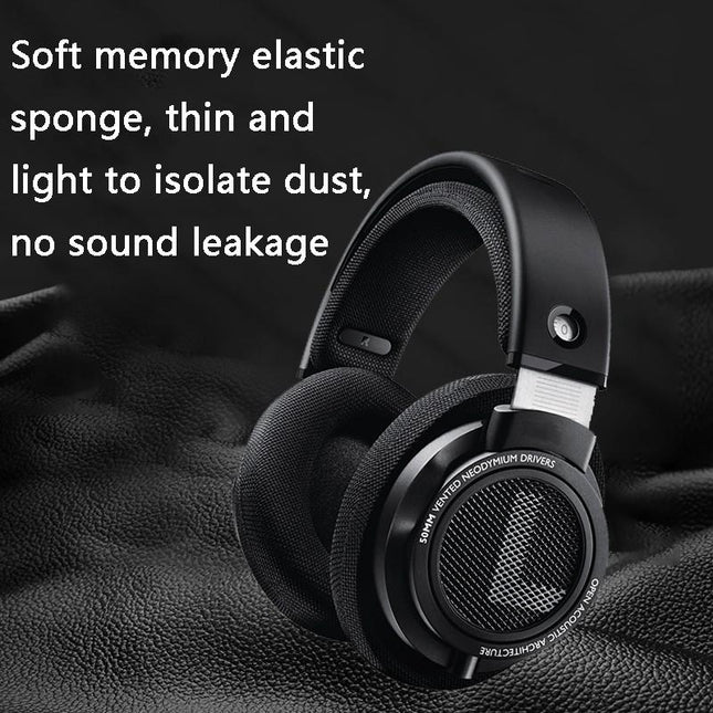 2-Pack Philips Shp9500 Headset Earmuffs - Black Mesh-1915196931198554116