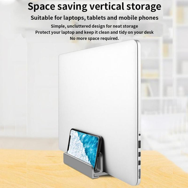 Versatile Aluminum Laptop Tablet Phone Stand - Compact Design-1915197849201676292
