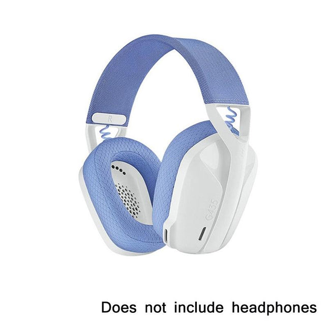 Blue Headbeam Earmuff Pads For Logitech G435 - 2 Pack-1915197948430520324