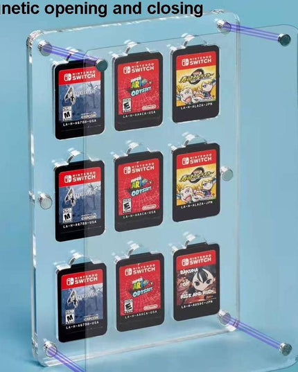 Switch Magnetic Crystal Card Storage - 9 Grid-1915198322600185858