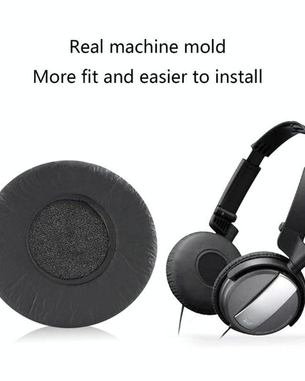 2-Pack Earpads For Sony Mdr-Nc7 / Nc5 Headset - Black Sponge Cushion-1915197135524073476