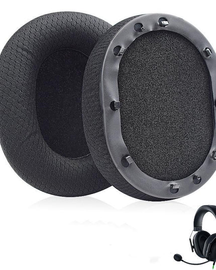 Black Mesh Earpads For Razer Blackshark V2 Usb Sound / Pro Headset - 1 Pair-1922443457511690240