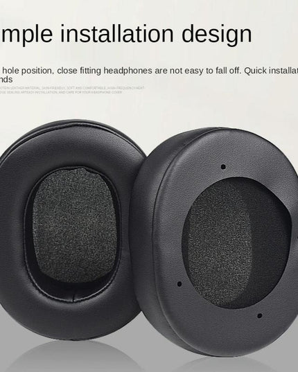 Black Sponge Ear Pads For Xiberia Xl / Xo / V20 Headset - 1 Pair-1915196958465724417