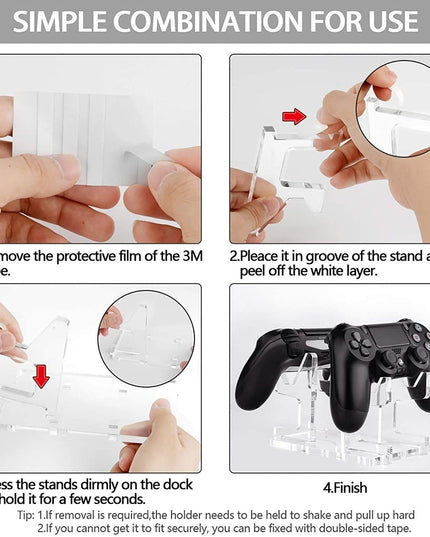 Acrylic Game Console Stand For Xbox Elite / Ps4 / Ps5 / Nvidia-1915197041047375875