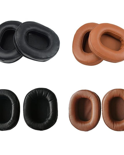 2-Pack Sheepskin Earmuffs For Audio-Technica Ath-M50 / M40 / M50X / Msr7 - Black-1915198312865206273