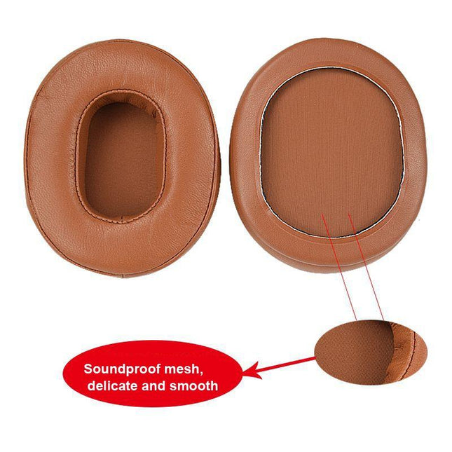 Pair Of Sheepskin-Khaki Audio-Technica Earmuffs For Ath-M50 / M40 / M50X / Msr7-1915197979317374979