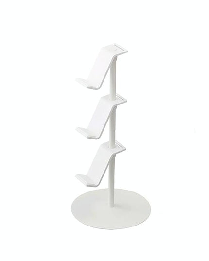 3-Tier Desktop Gamepad And Headphone Storage Rack - White-1915198262067990528