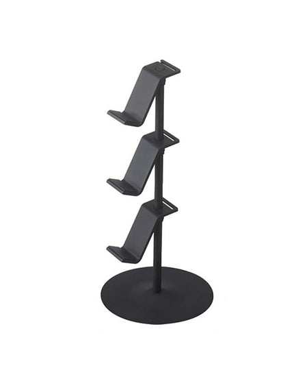 3-Tier Desktop Gamepad And Headphone Storage Rack - Black-1915198091028467712