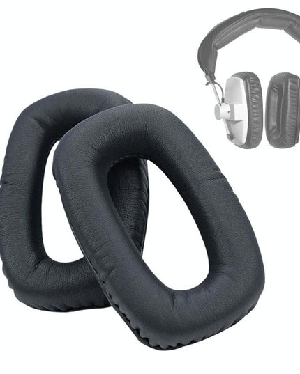 Black Sponge Earpads For Beyerdynamic Dt100 / Dt102 / Dt108 / Dt109 - 1 Pair-1915197127521341440